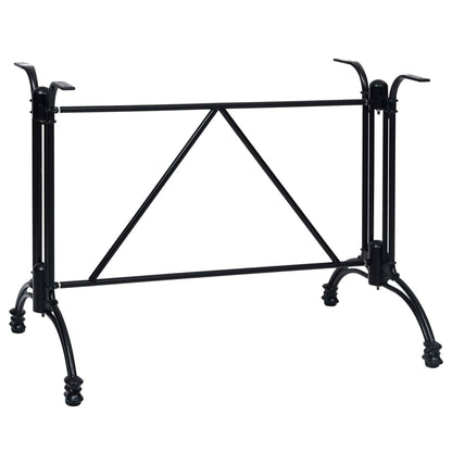 Perna para mesa de bistrô 93x60x72 cm alumínio fundido preto