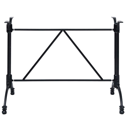 Perna para mesa de bistrô 93x60x72 cm alumínio fundido preto