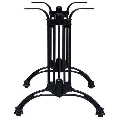 Perna para mesa de bistrô 93x60x72 cm alumínio fundido preto