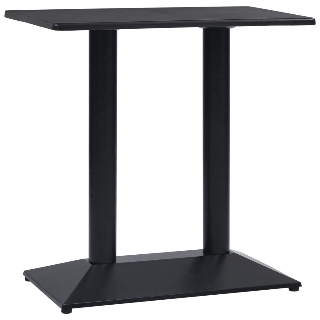 Perna para mesa de bistrô 70x40x72 cm ferro fundido preto