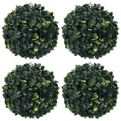 Bolas de buxos artificiais 4 pcs 12 cm