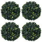 Bolas de buxos artificiais 4 pcs 12 cm