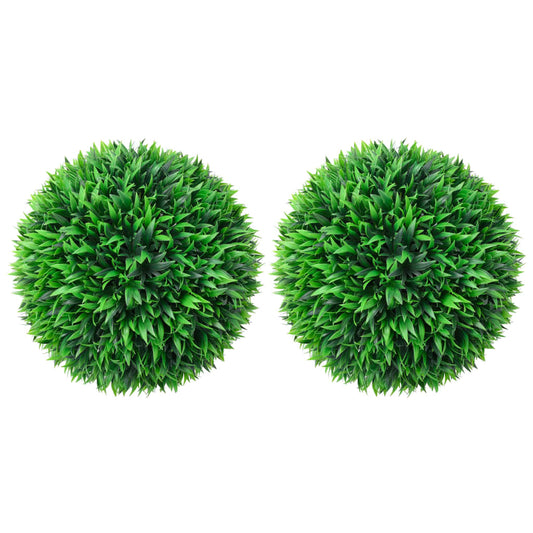 Bolas de buxos artificiais 2 pcs 38 cm