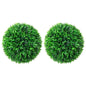 Bolas de buxos artificiais 2 pcs 38 cm