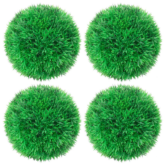 Bolas de buxos artificiais 4 pcs 12 cm