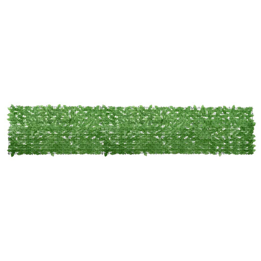Tela de varanda com folhas verdes 400x75 cm