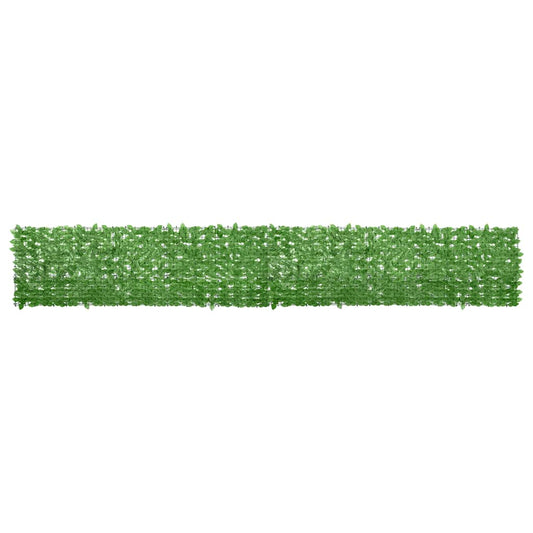Tela de varanda com folhas verde 500x75 cm