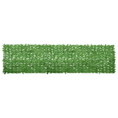 Tela de varanda com folhas verdes 400x100 cm