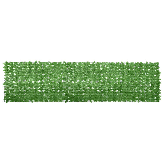 Tela de varanda com folhas verdes 400x100 cm