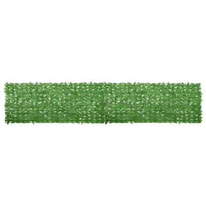 Tela de varanda com folhas verdes 500x100 cm
