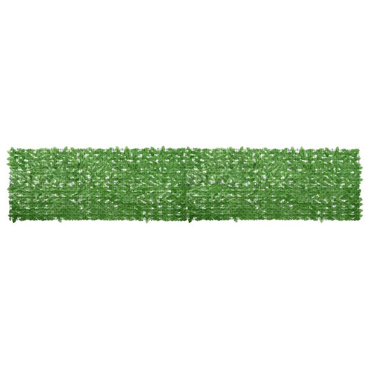 Tela de varanda com folhas verdes 500x100 cm