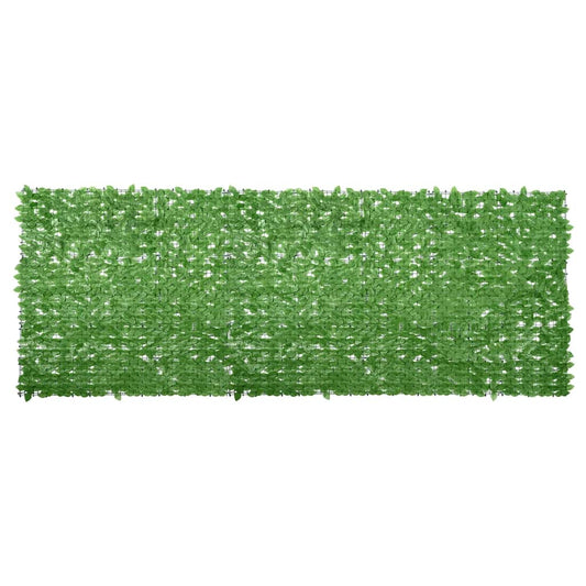 Tela de varanda com folhas verdes 400x150 cm