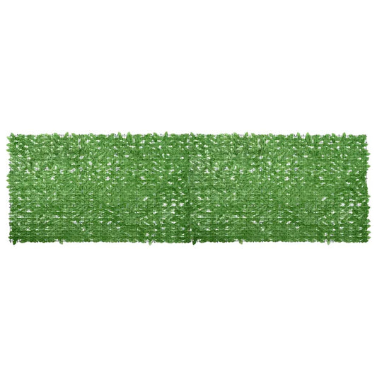 Tela de varanda com folhas verdes 500x150 cm