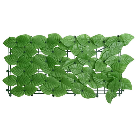 Tela de varanda com folhas verdes 600x150 cm