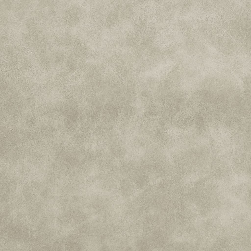 Poltrona em couro artificial cinzento-claro