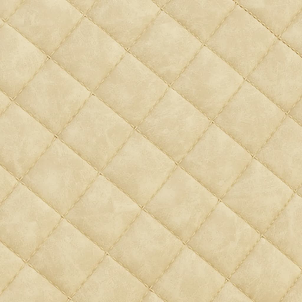 Cadeira cantilever em couro artificial cor creme