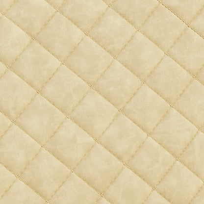 Cadeira cantilever em couro artificial cor creme