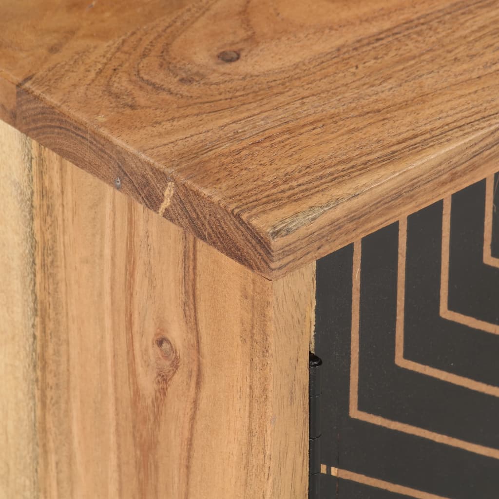 Móvel de TV madeira de acácia maciça