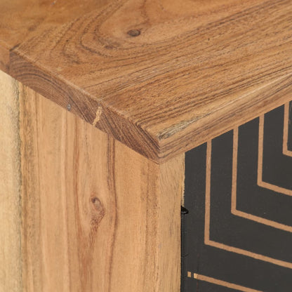 Móvel de TV madeira de acácia maciça