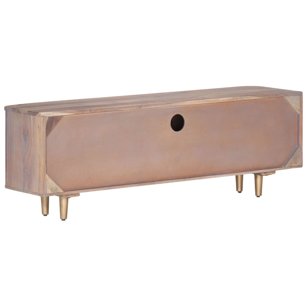 Móvel de TV madeira de acácia maciça