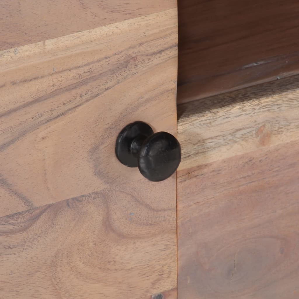 Móvel de TV madeira de acácia maciça