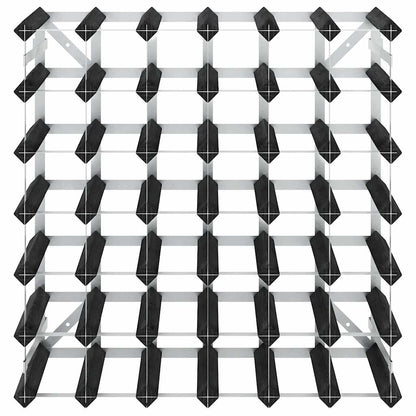 Garrafeira para 42 garrafas madeira de pinho maciça preto