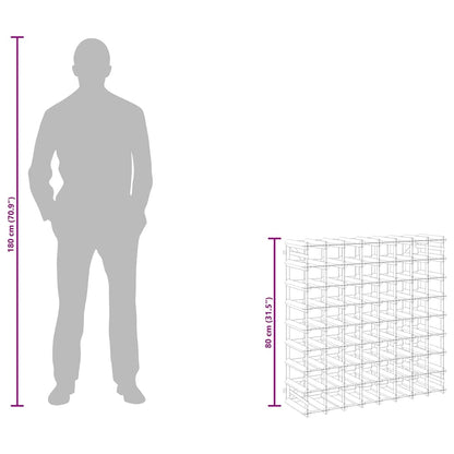 Garrafeira para 72 garrafas madeira de pinho maciça preto