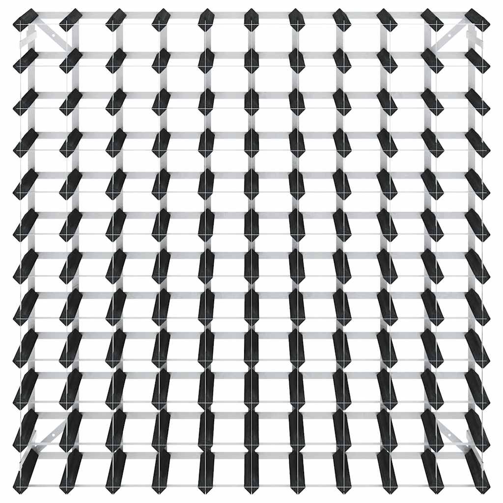 Garrafeira para 120 garrafas madeira de pinho maciça preto