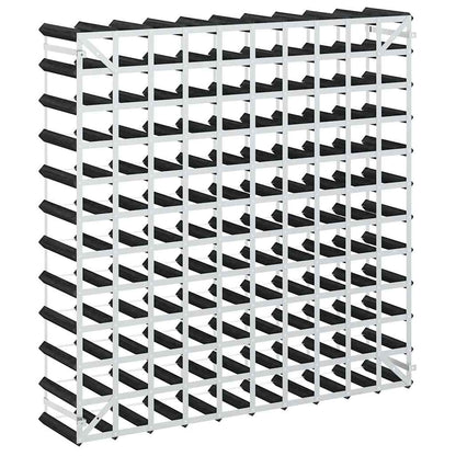 Garrafeira para 120 garrafas madeira de pinho maciça preto