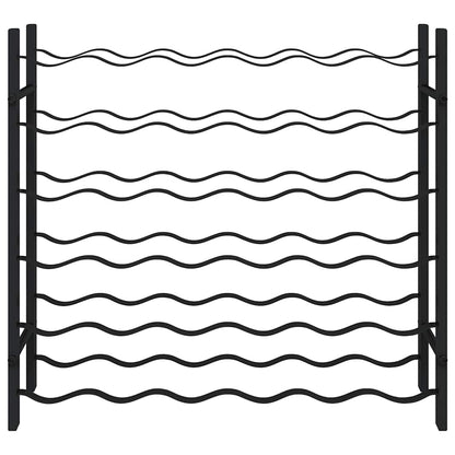 Garrafeira para 36 garrafas ferro preto