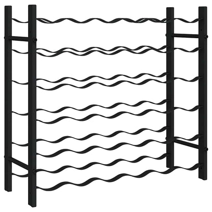 Garrafeira para 36 garrafas ferro preto