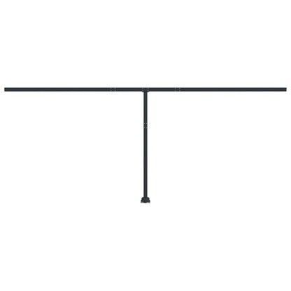 Conjunto de postes para toldo 600x245 cm ferro antracite