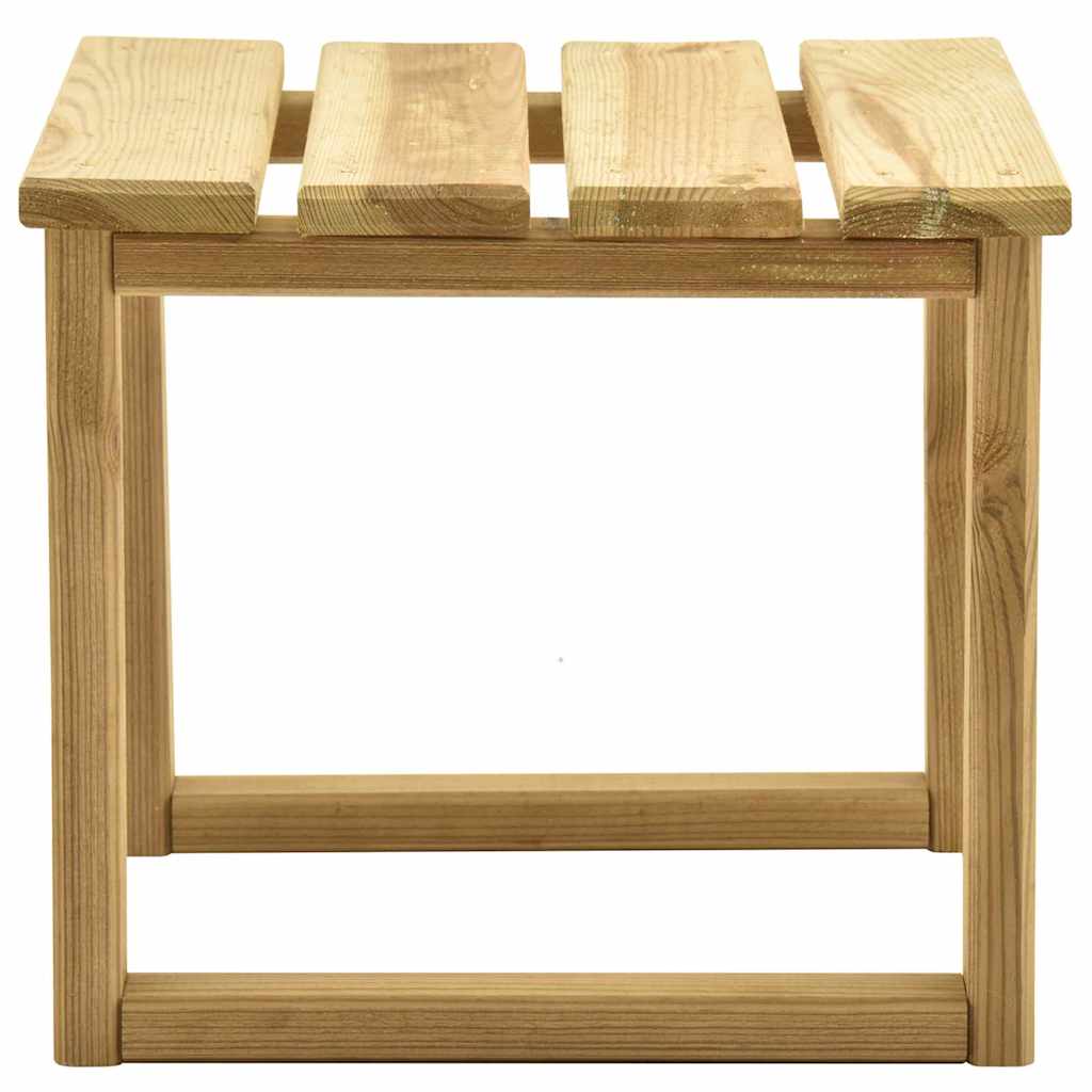 Espreguiçadeira de jardim com mesa madeira de pinho impregnada