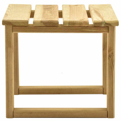 Espreguiçadeira de jardim com mesa madeira de pinho impregnada