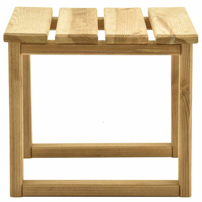 Espreguiçadeira de jardim com mesa madeira de pinho impregnada
