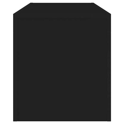 Móvel de TV com luzes LED preto