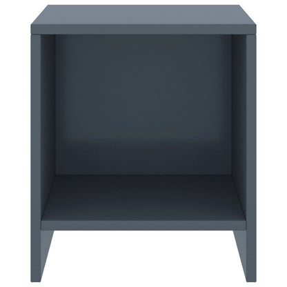 Mesa de cabeceira 35x30x40 cm pinho maciço cinzento-claro