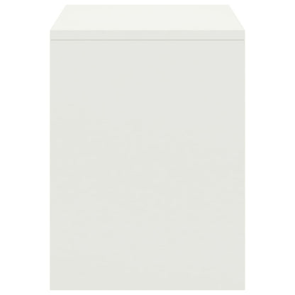 Mesas de cabeceira 2 pcs 35x30x40cm madeira pinho maciça branco