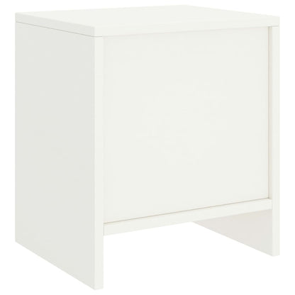 Mesas de cabeceira 2 pcs 35x30x40cm madeira pinho maciça branco