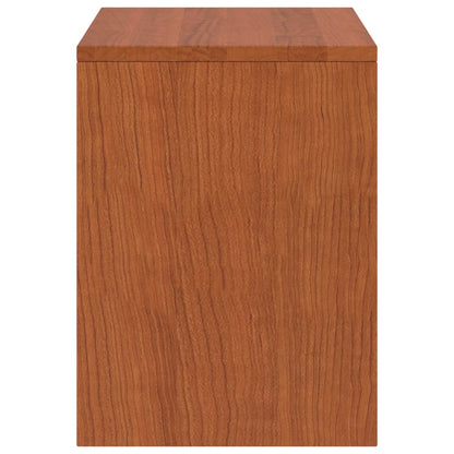 Mesas de cabeceira 2 pcs 35x30x40 cm pinho maciço castanho mel