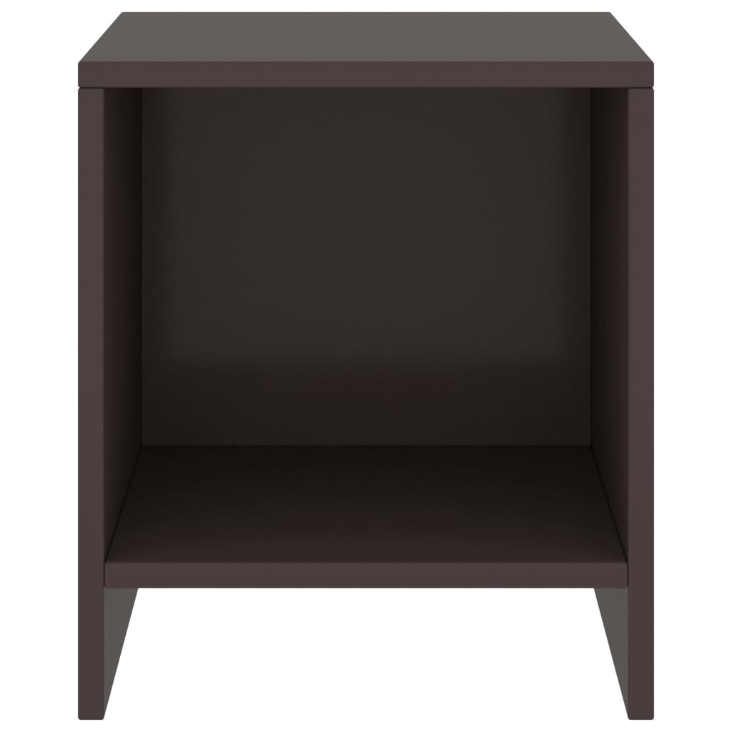 Mesas de cabeceira 2pcs 35x30x40cm pinho maciço castanho-escuro
