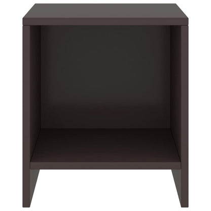 Mesas de cabeceira 2pcs 35x30x40cm pinho maciço castanho-escuro