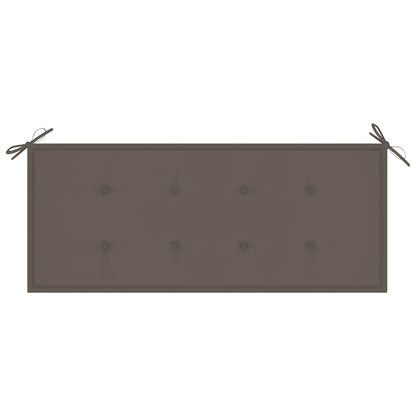 Banco de jardim 2 lugares c/ almofadão 120 cm eucalipto maciço