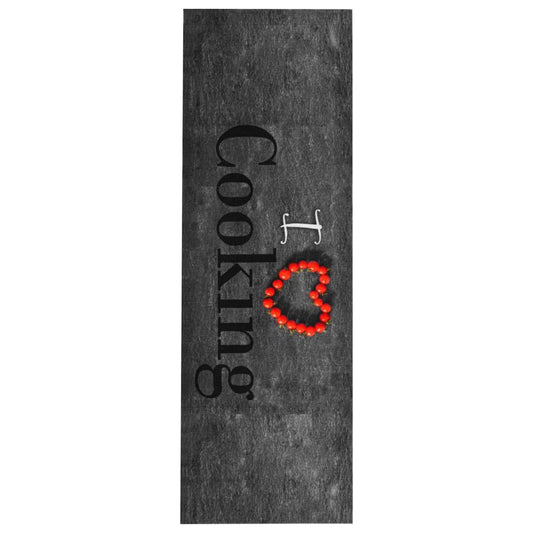 Tapete de cozinha lavável com design Cooking 60x300 cm