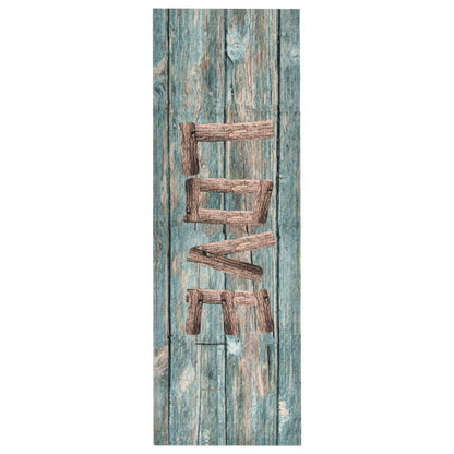 Tapete de cozinha lavável com design Love 60x300 cm