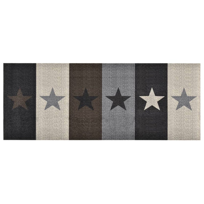 Tapete de cozinha lavável com design estrelas 60x180 cm