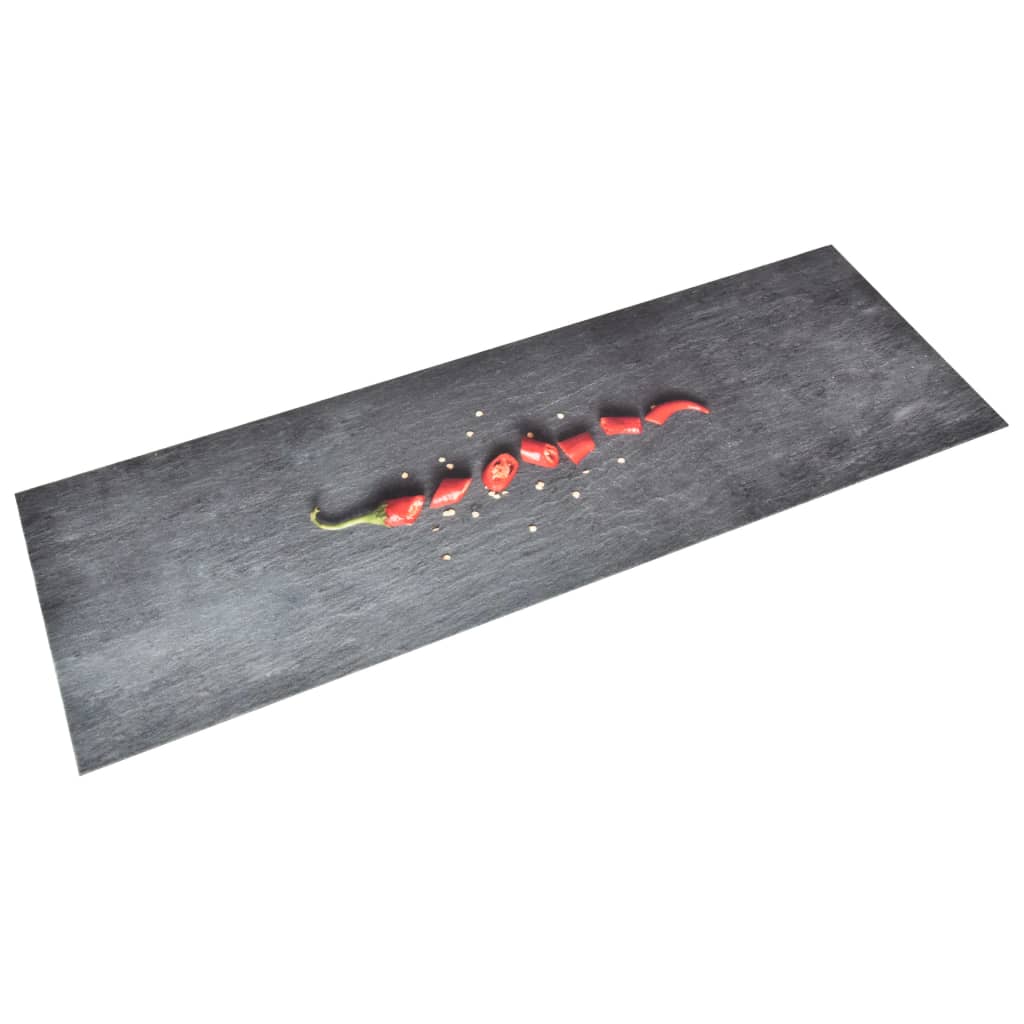 Tapete de cozinha lavável com design malagueta 45x150 cm