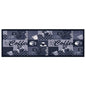 Tapete de cozinha lavável com design café 60x300 cm azul