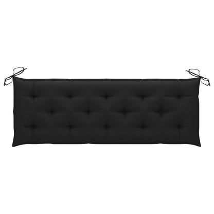 Banco de jardim empilhável c/ almofadão 159 cm teca maciça