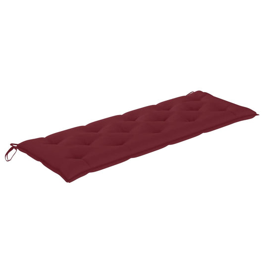 Banco de jardim empilhável c/ almofadão 159 cm teca maciça